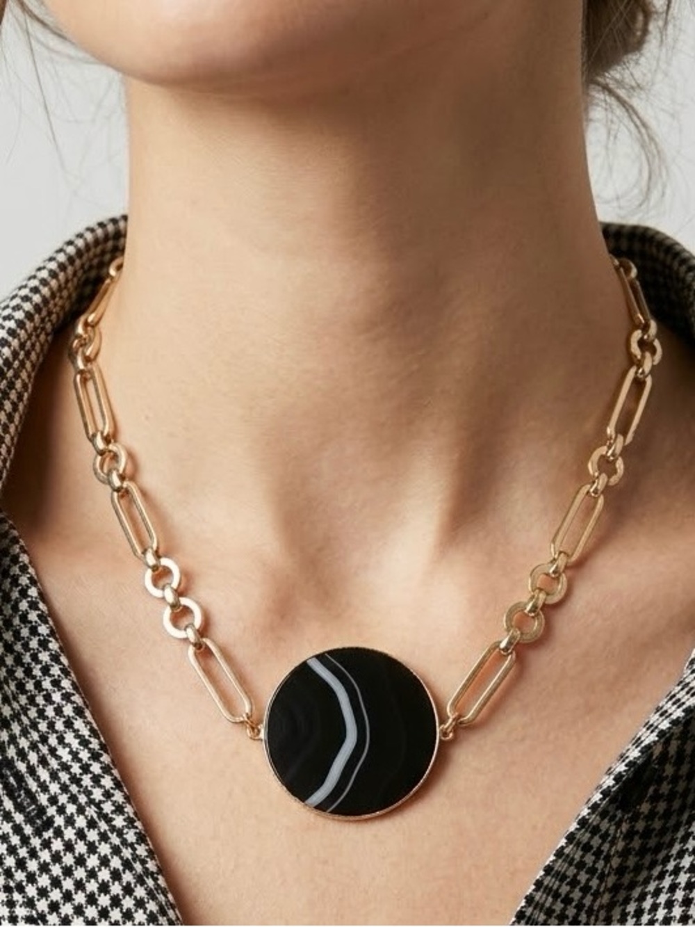 New Artisan One of a Kind Agate Necklace